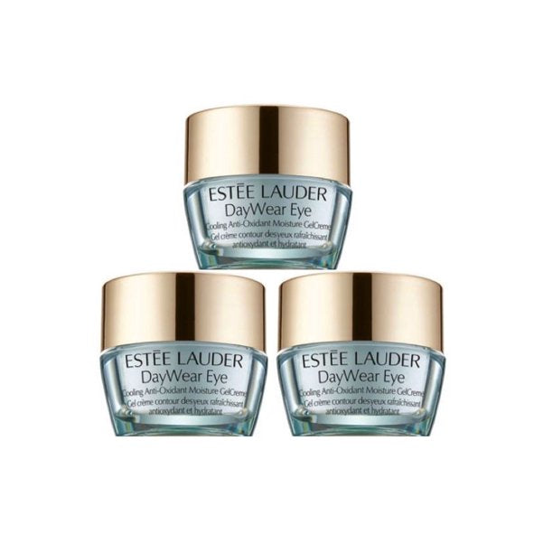 3 x Estee Lauder DayWear Eye Cooling Anti-Oxidant Moisture GelCreme, 0.17oz/5ml x 3 = 0.5 oz / 15 ml