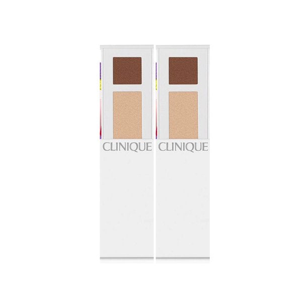 2 x Clinique All About Shadow Duo 01 Like Mink, travel size x 2