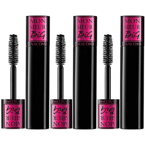 3-pack Lancome Monsieur Big Mascara, 01 Black, 0.06oz/2ml x 3 = 0.18oz/6ml
