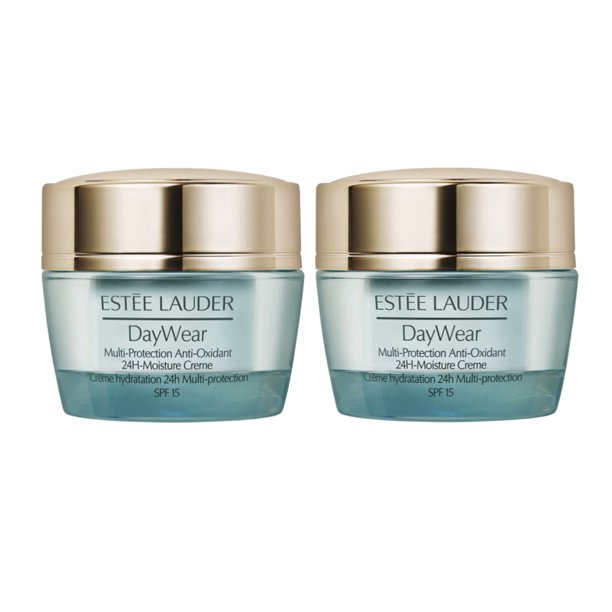 2 x Estee Lauder Daywear Multi-Protection Anti-Oxidant 24H-Moisture Creme SPF 15, 0.5oz/15ml x 2 = 1 oz / 30 ml