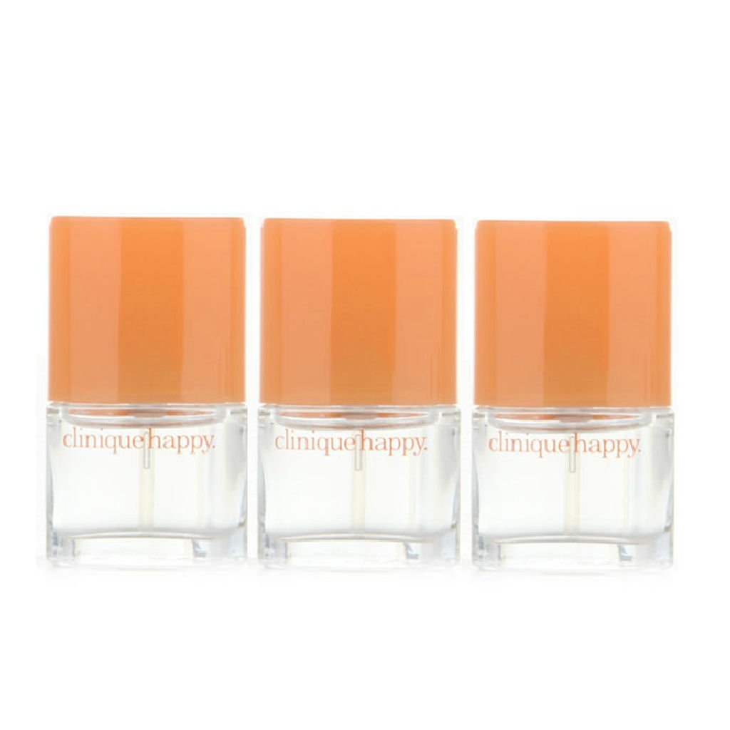 3-Pack Clinique Happy Parfum Perfume Spray, 0.14oz/4ml x 3 = 0.42 oz / 12 ml