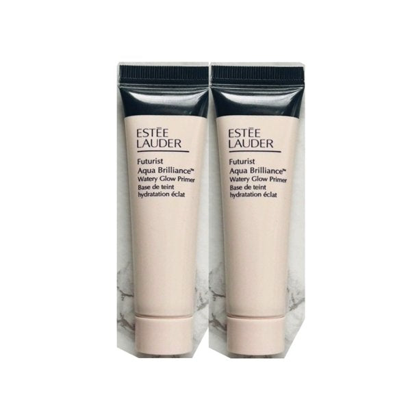 2-Pack Estee Lauder Futurist Aqua Brilliance Watery Glow Primer, 0.5oz/15ml x 2 = 1.0 oz / 30 ml